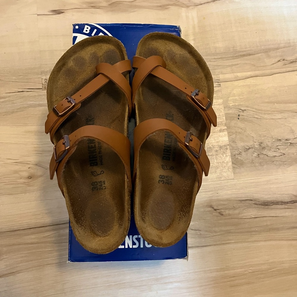 Birkenstock Mayari Ginger Brown size 38